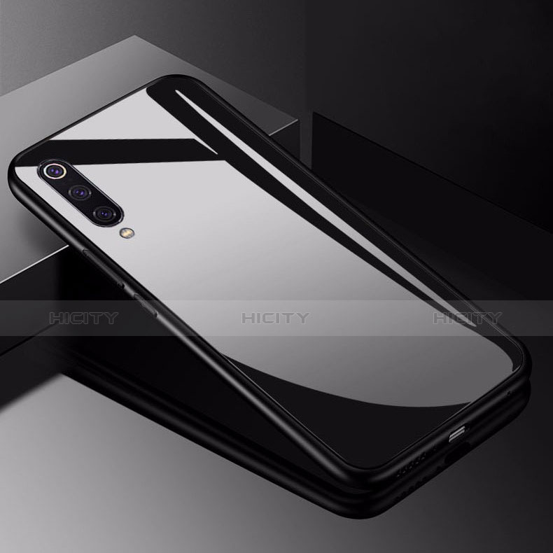 Carcasa Bumper Funda Silicona Espejo para Xiaomi Mi 9 Negro
