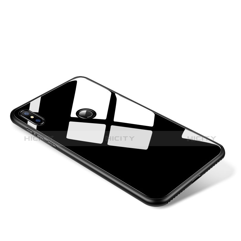 Carcasa Bumper Funda Silicona Espejo para Xiaomi Mi Mix 2S Negro