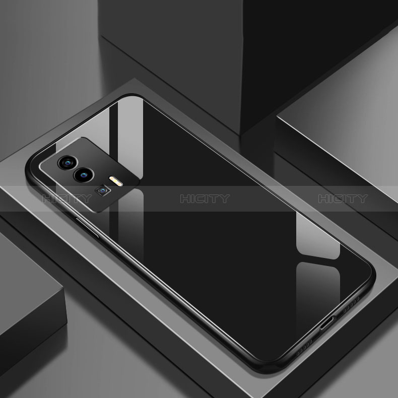 Carcasa Bumper Funda Silicona Espejo para Xiaomi Poco F5 Pro 5G Negro