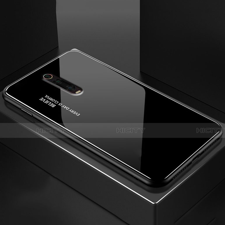 Carcasa Bumper Funda Silicona Espejo para Xiaomi Redmi K20 Pro Negro