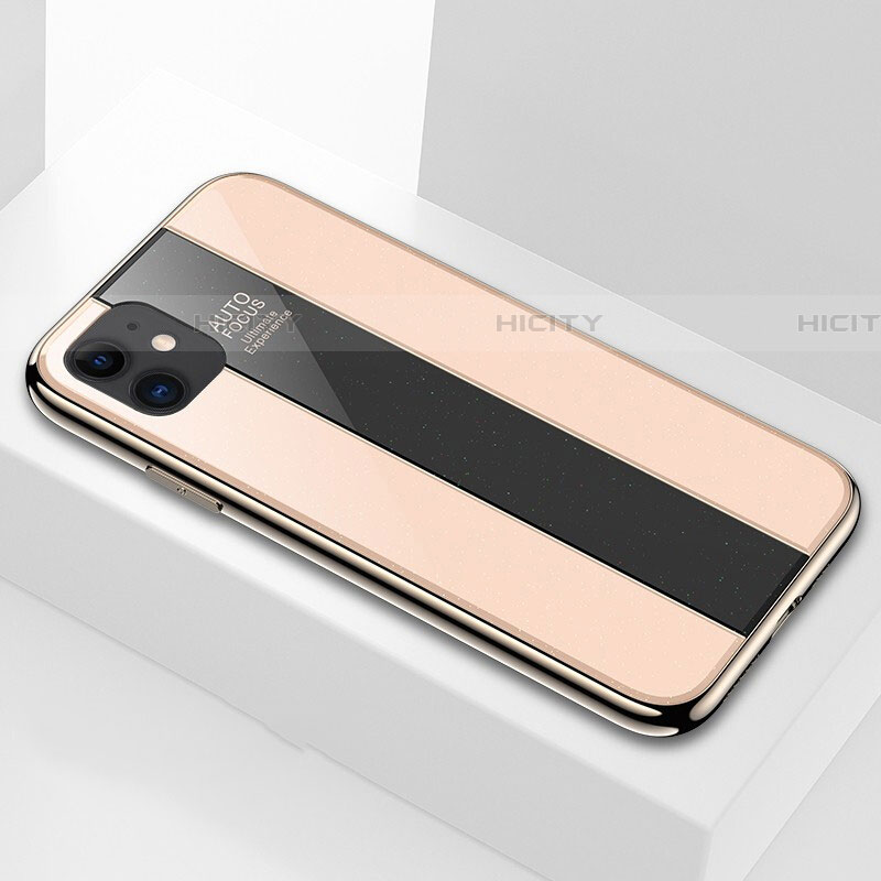 Carcasa Bumper Funda Silicona Espejo T01 para Apple iPhone 11 Oro