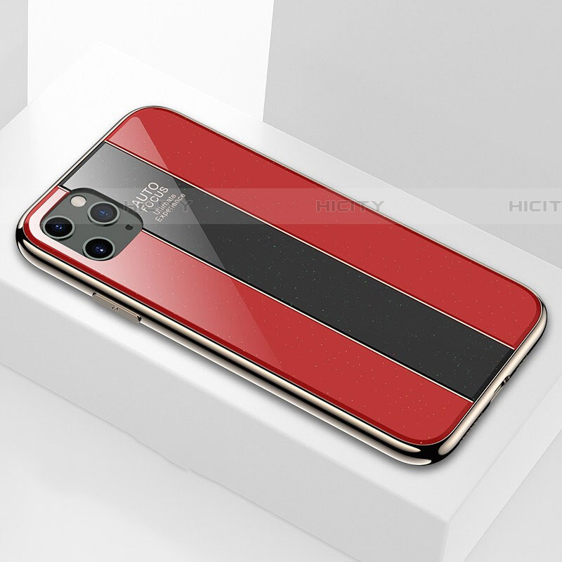 Carcasa Bumper Funda Silicona Espejo T01 para Apple iPhone 11 Pro Max Rojo