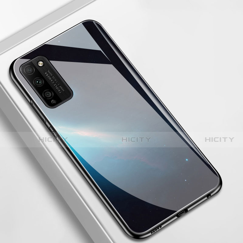 Carcasa Bumper Funda Silicona Espejo T01 para Huawei Honor 30 Lite 5G Negro