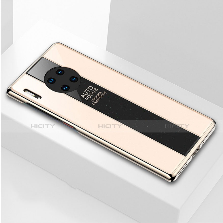 Carcasa Bumper Funda Silicona Espejo T01 para Huawei Mate 30 Oro