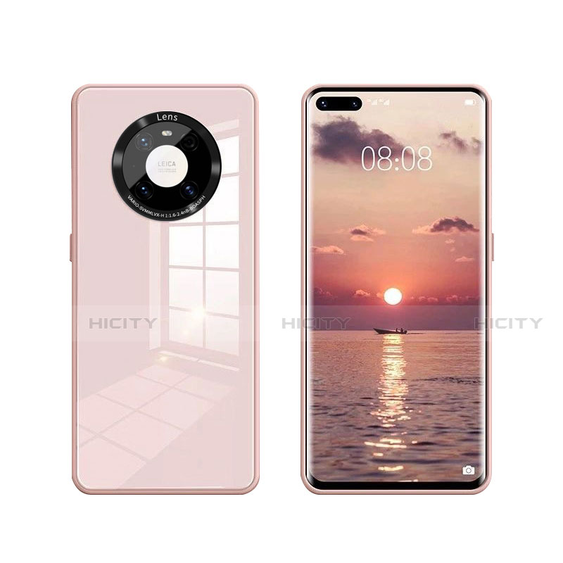 Carcasa Bumper Funda Silicona Espejo T01 para Huawei Mate 40E Pro 5G