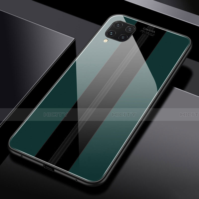 Carcasa Bumper Funda Silicona Espejo T01 para Huawei Nova 7i Verde