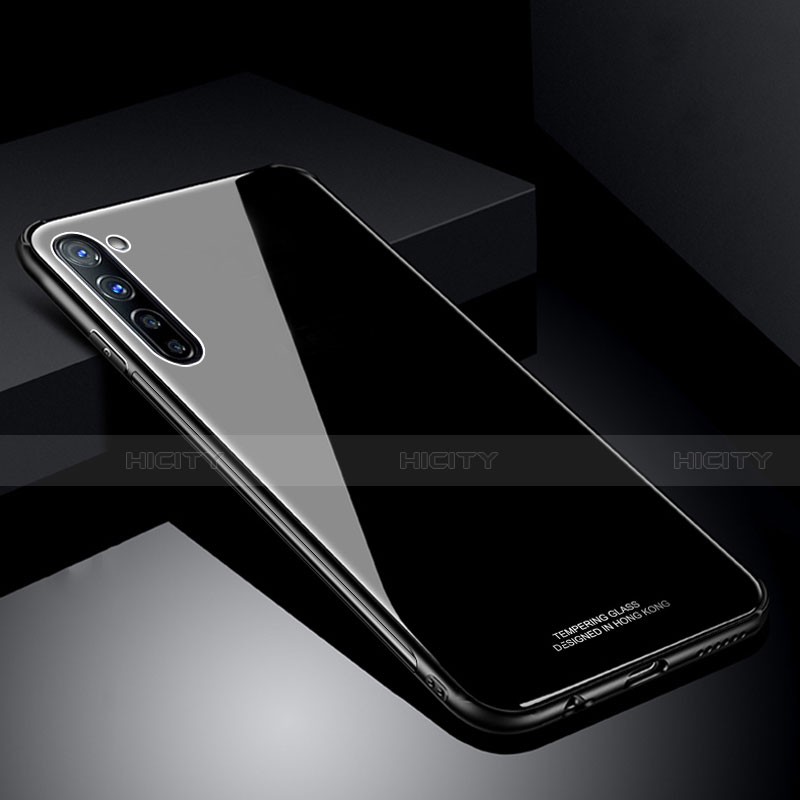 Carcasa Bumper Funda Silicona Espejo T01 para Oppo Find X2 Lite Negro