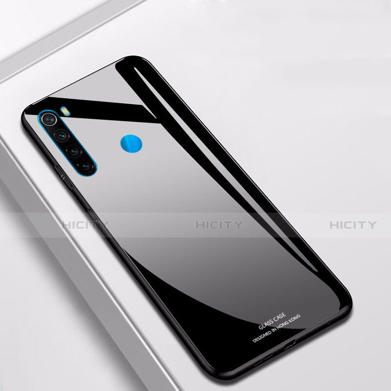 Carcasa Bumper Funda Silicona Espejo T01 para Xiaomi Redmi Note 8 Negro