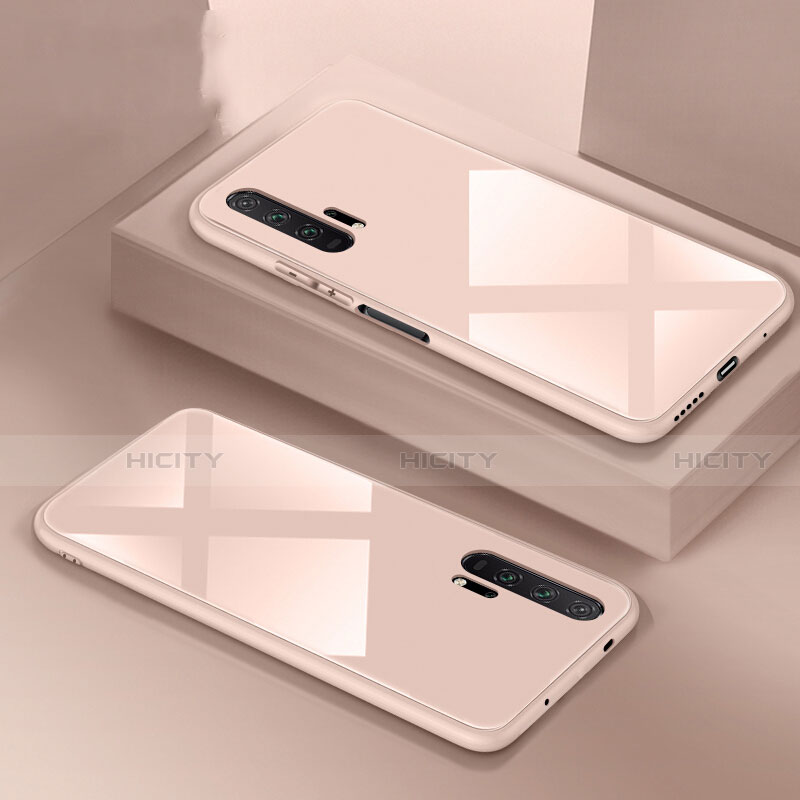 Carcasa Bumper Funda Silicona Espejo T02 para Huawei Honor 20 Pro Rosa