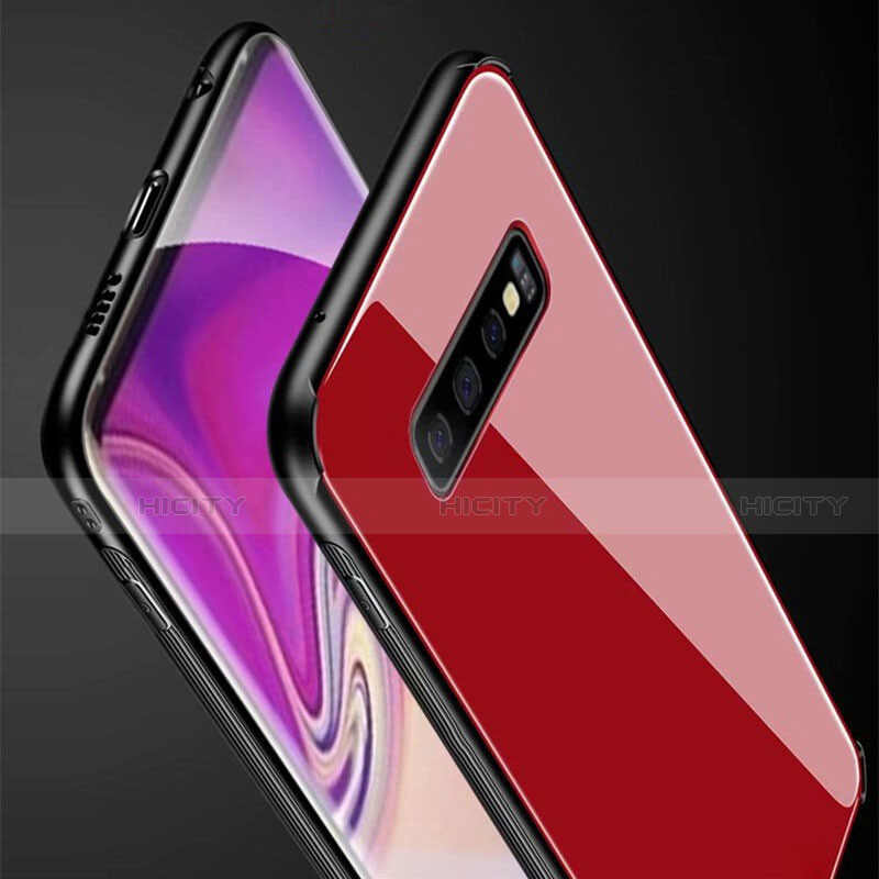 Carcasa Bumper Funda Silicona Espejo T02 para Samsung Galaxy S10 Plus