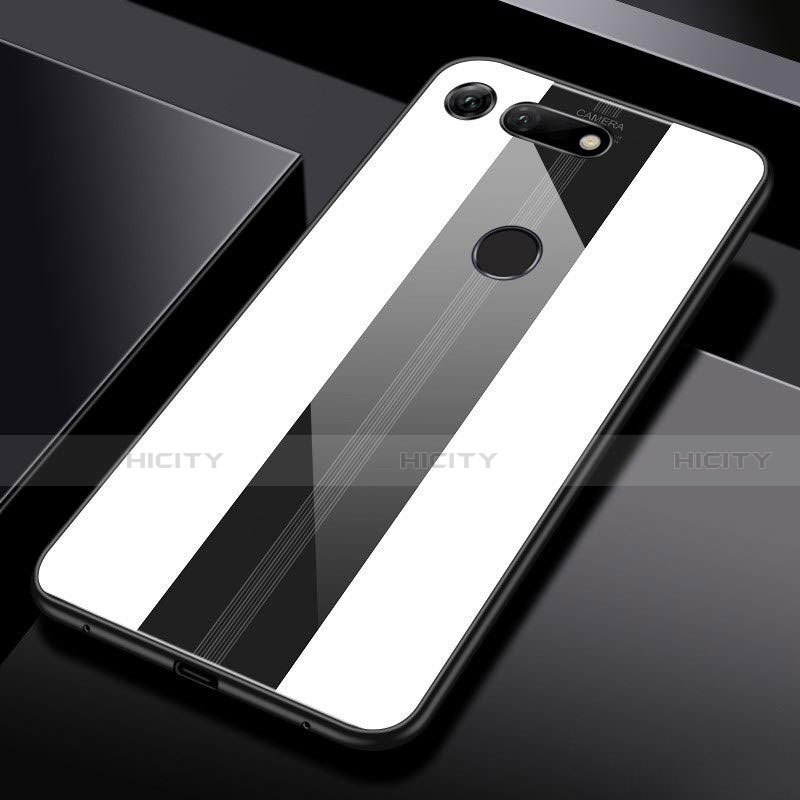 Carcasa Bumper Funda Silicona Espejo T03 para Huawei Honor View 20 Blanco
