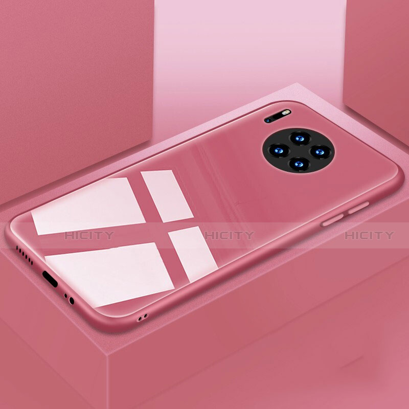 Carcasa Bumper Funda Silicona Espejo T03 para Huawei Mate 30 Pro 5G Rosa