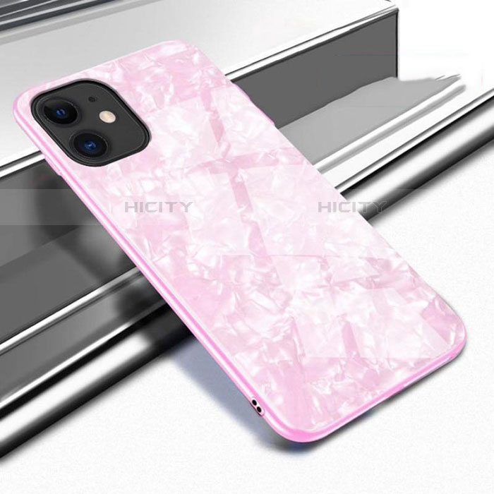 Carcasa Bumper Funda Silicona Espejo T04 para Apple iPhone 11 Rosa