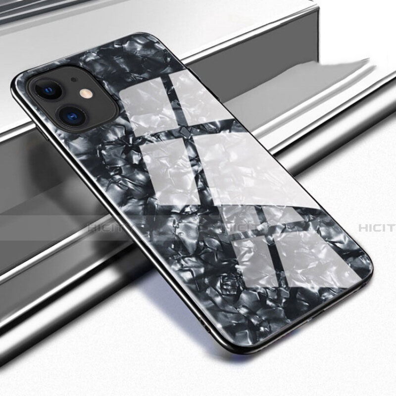 Carcasa Bumper Funda Silicona Espejo T05 para Apple iPhone 11 Negro
