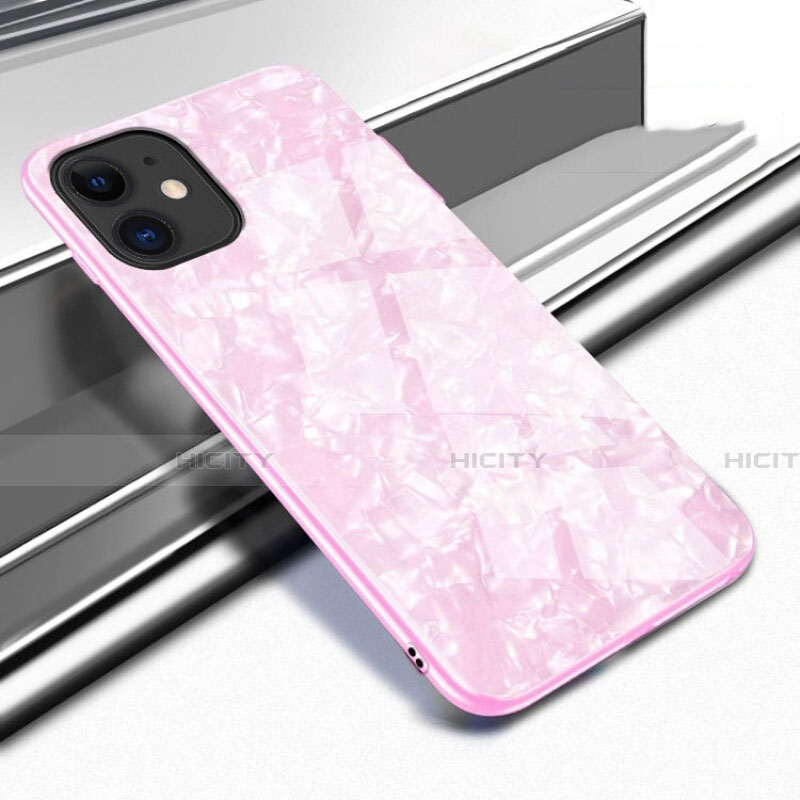 Carcasa Bumper Funda Silicona Espejo T05 para Apple iPhone 11 Rosa