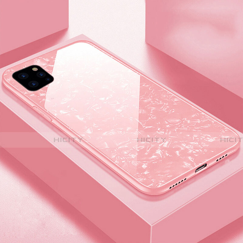 Carcasa Bumper Funda Silicona Espejo T06 para Apple iPhone 11 Pro Rosa