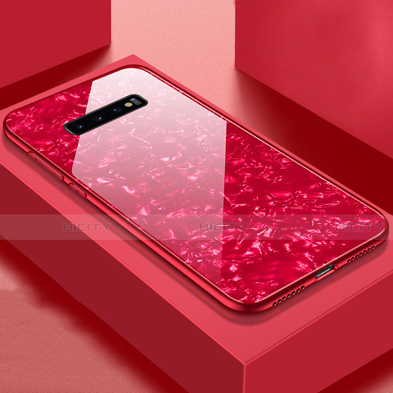 Carcasa Bumper Funda Silicona Espejo U01 para Samsung Galaxy S10 Plus