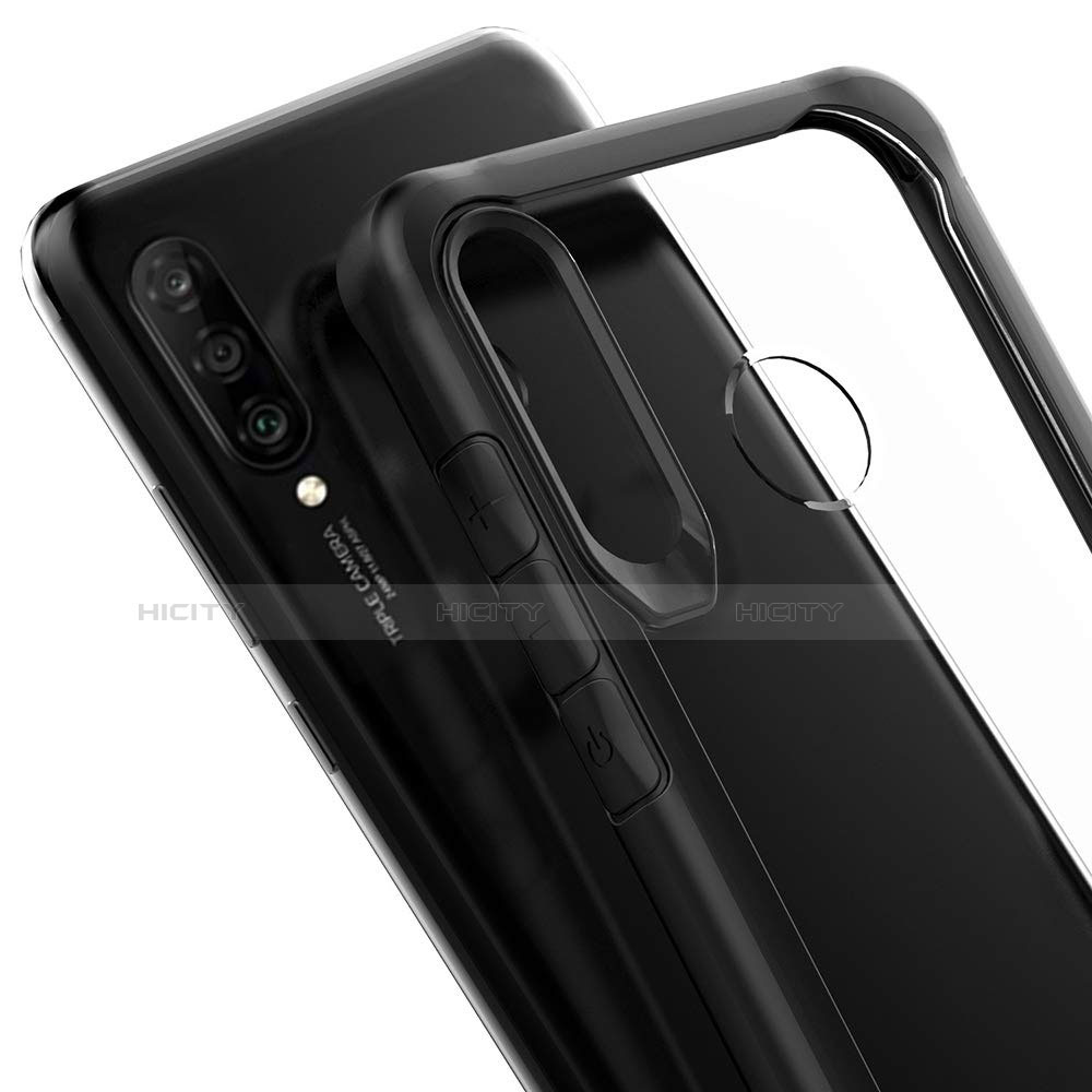 Carcasa Bumper Funda Silicona Espejo Z01 para Huawei P30 Lite Negro