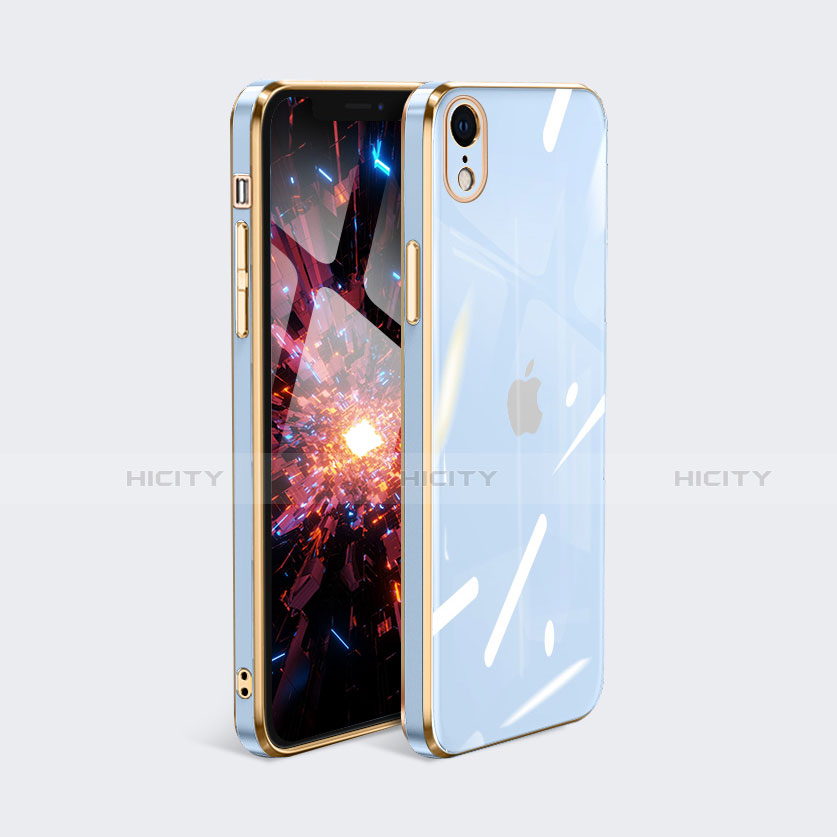 Carcasa Bumper Funda Silicona Lujo Transparente Espejo para Apple iPhone XR