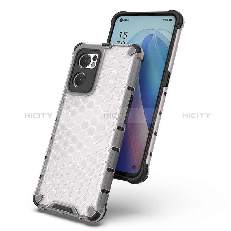 Carcasa Bumper Funda Silicona Transparente 360 Grados AM1 para Oppo Find X5 Lite 5G