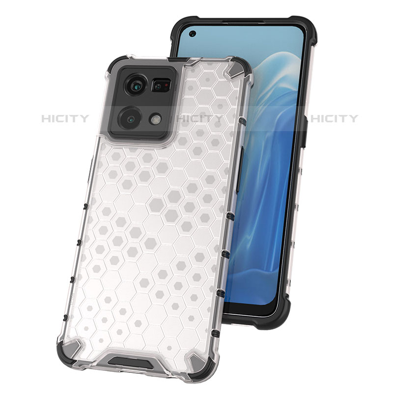 Carcasa Bumper Funda Silicona Transparente 360 Grados AM1 para Oppo Reno7 4G