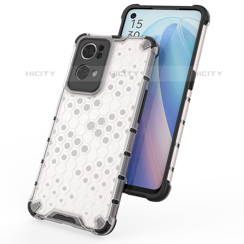 Carcasa Bumper Funda Silicona Transparente 360 Grados AM1 para Oppo Reno7 Pro 5G