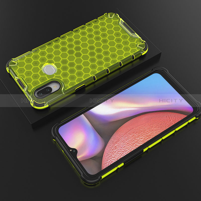 Carcasa Bumper Funda Silicona Transparente 360 Grados AM1 para Samsung Galaxy A10s Verde