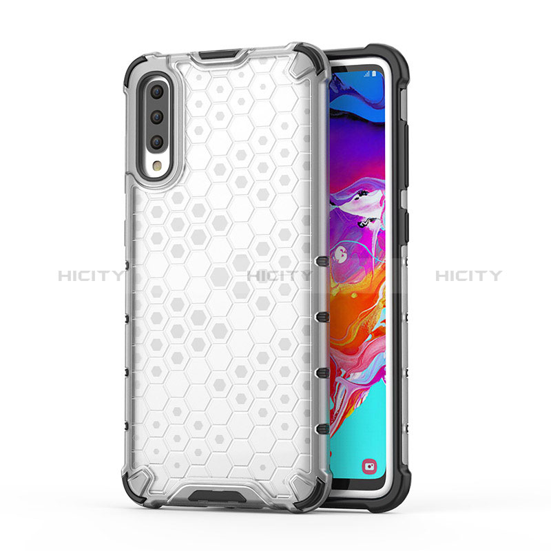 Carcasa Bumper Funda Silicona Transparente 360 Grados AM1 para Samsung Galaxy A70