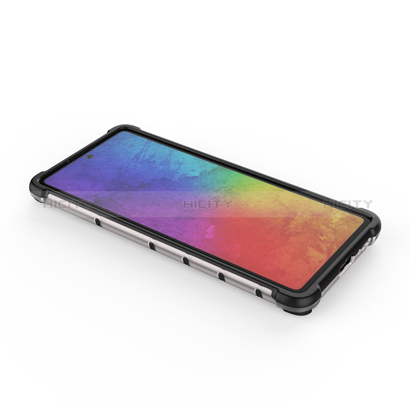 Carcasa Bumper Funda Silicona Transparente 360 Grados AM1 para Samsung Galaxy A91