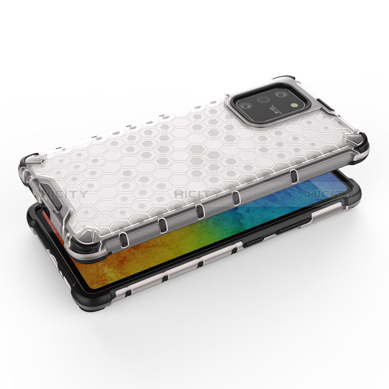 Carcasa Bumper Funda Silicona Transparente 360 Grados AM1 para Samsung Galaxy A91