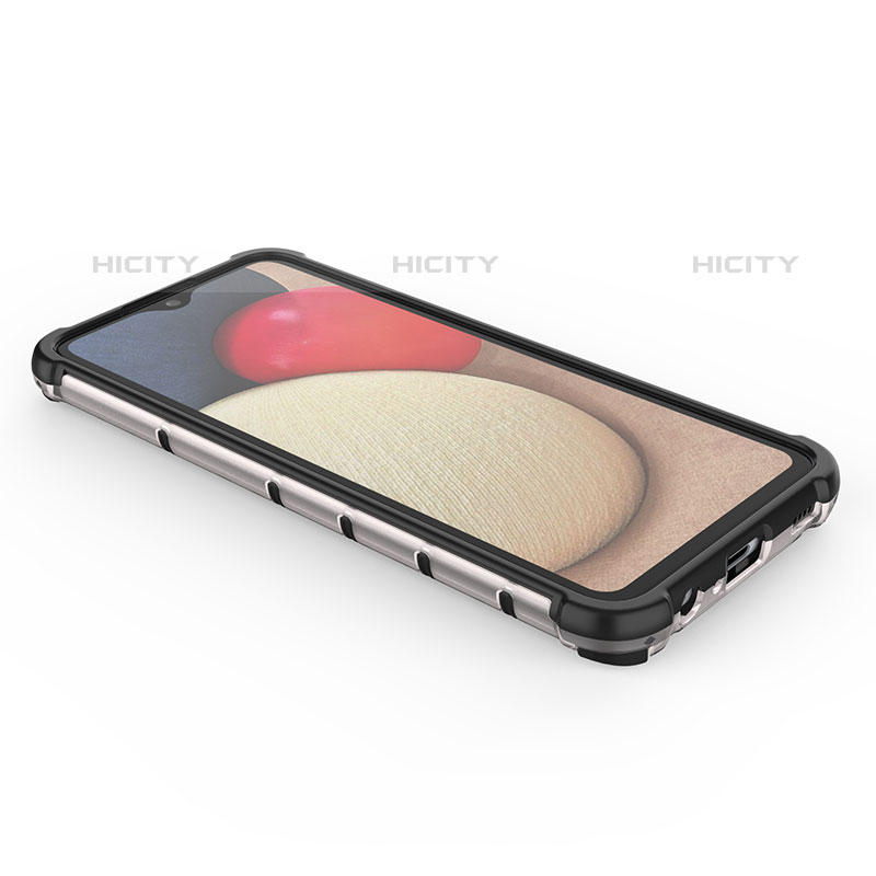 Carcasa Bumper Funda Silicona Transparente 360 Grados AM1 para Samsung Galaxy M02s