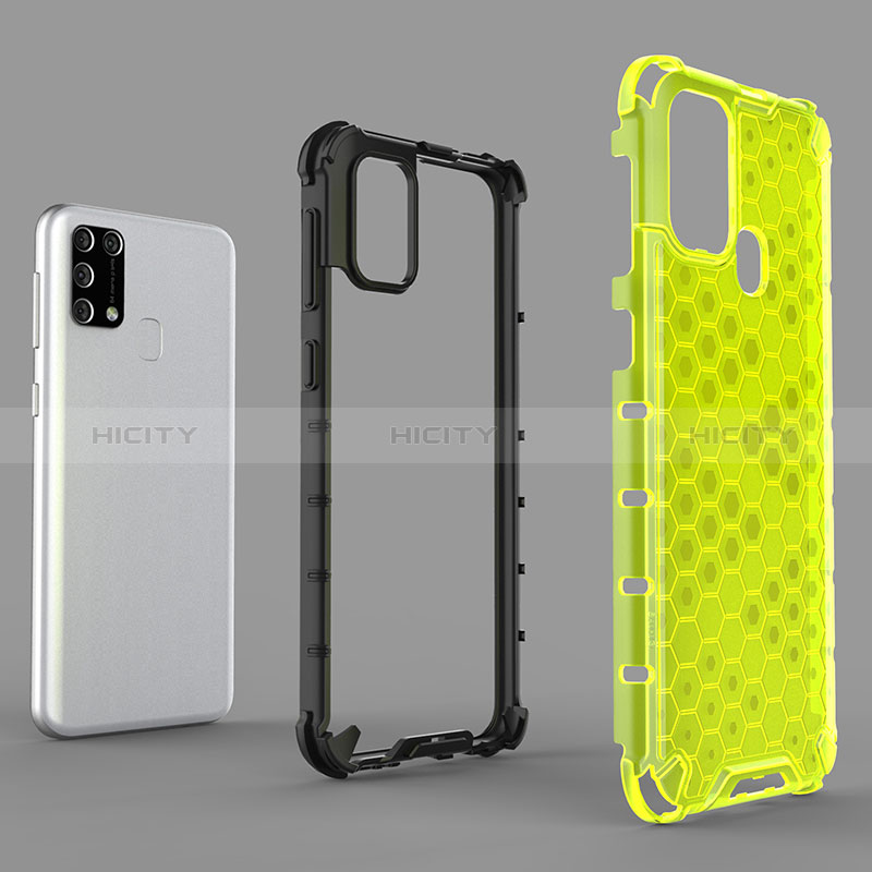 Carcasa Bumper Funda Silicona Transparente 360 Grados AM1 para Samsung Galaxy M21s