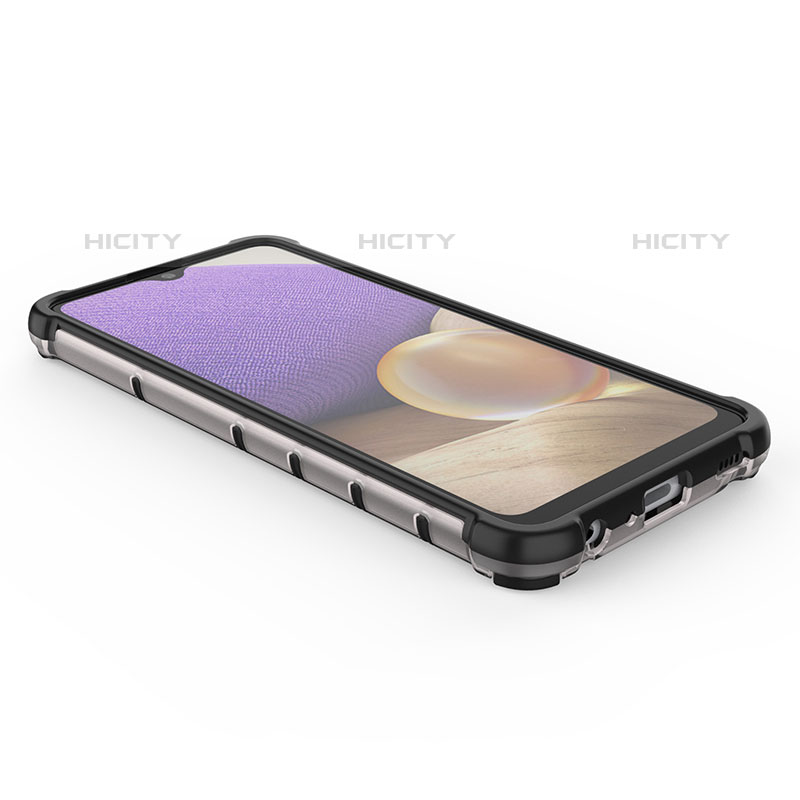 Carcasa Bumper Funda Silicona Transparente 360 Grados AM1 para Samsung Galaxy M32 5G