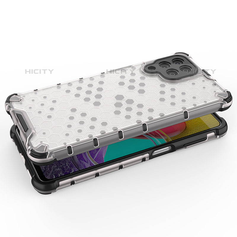 Carcasa Bumper Funda Silicona Transparente 360 Grados AM1 para Samsung Galaxy M53 5G