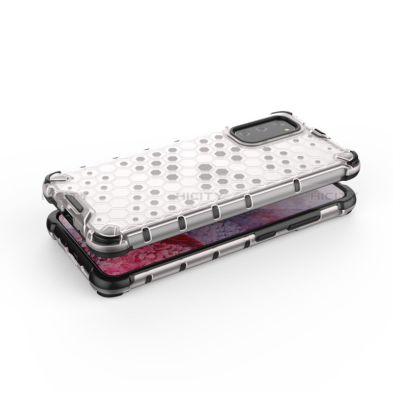 Carcasa Bumper Funda Silicona Transparente 360 Grados AM1 para Samsung Galaxy S20 5G