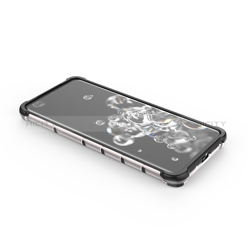 Carcasa Bumper Funda Silicona Transparente 360 Grados AM1 para Samsung Galaxy S20 Ultra 5G