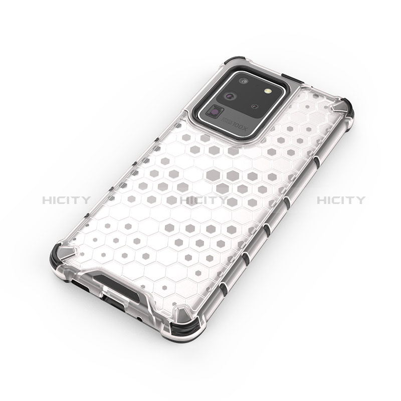 Carcasa Bumper Funda Silicona Transparente 360 Grados AM1 para Samsung Galaxy S20 Ultra 5G