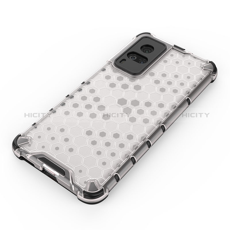 Carcasa Bumper Funda Silicona Transparente 360 Grados AM1 para Vivo X60 Pro 5G