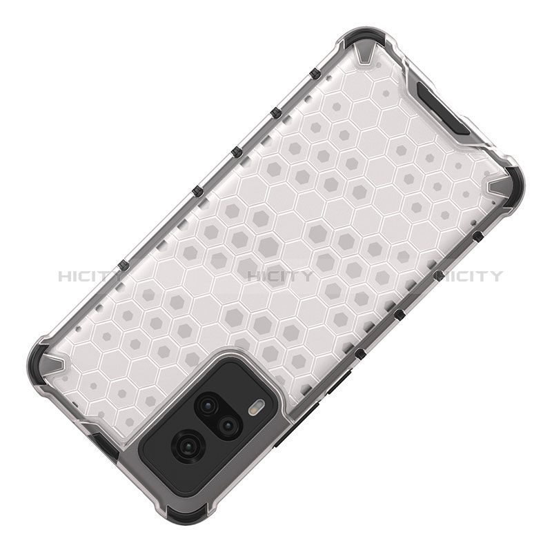 Carcasa Bumper Funda Silicona Transparente 360 Grados AM1 para Vivo X60 Pro 5G