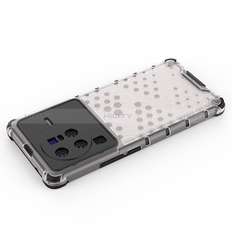 Carcasa Bumper Funda Silicona Transparente 360 Grados AM1 para Vivo X80 Pro 5G