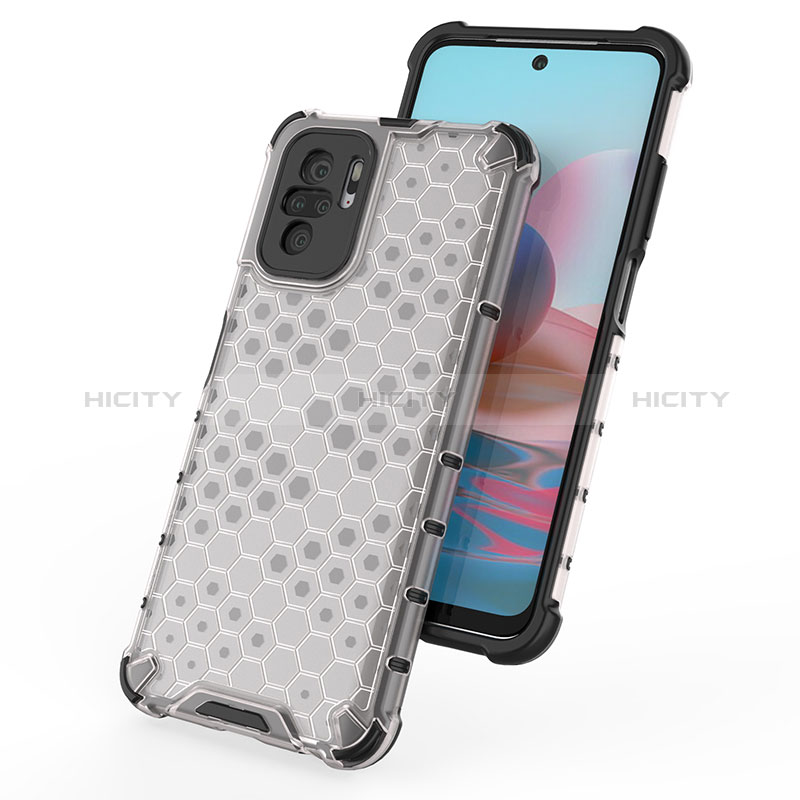 Carcasa Bumper Funda Silicona Transparente 360 Grados AM1 para Xiaomi Redmi Note 10 4G