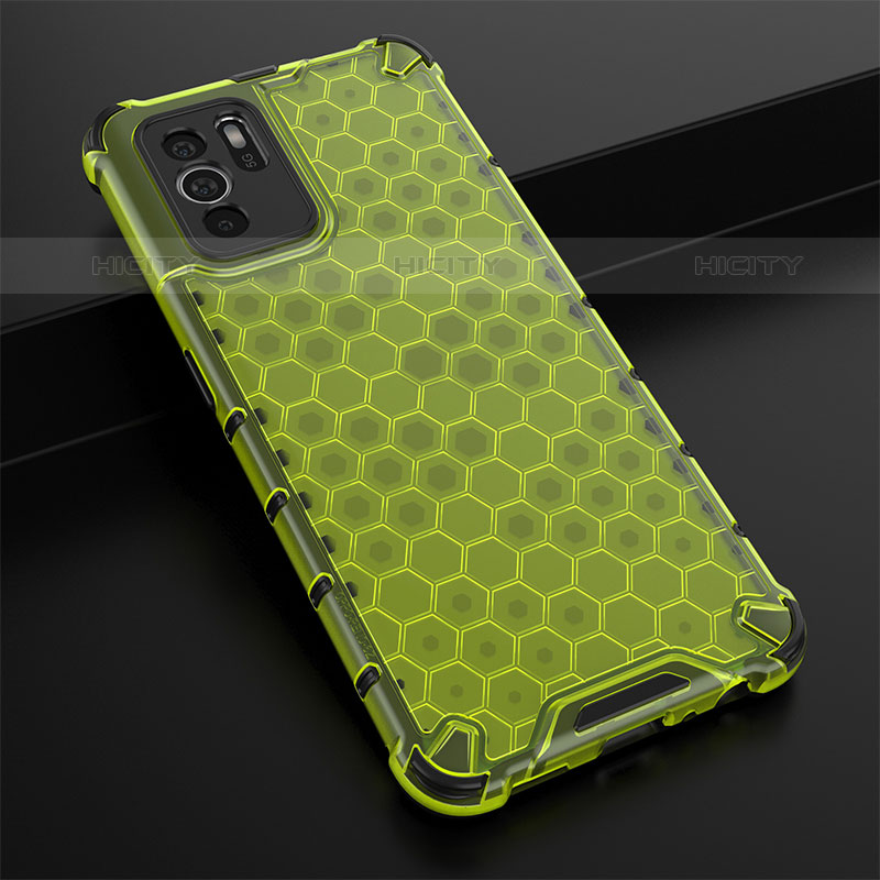 Carcasa Bumper Funda Silicona Transparente 360 Grados AM2 para Oppo Reno6 Z 5G