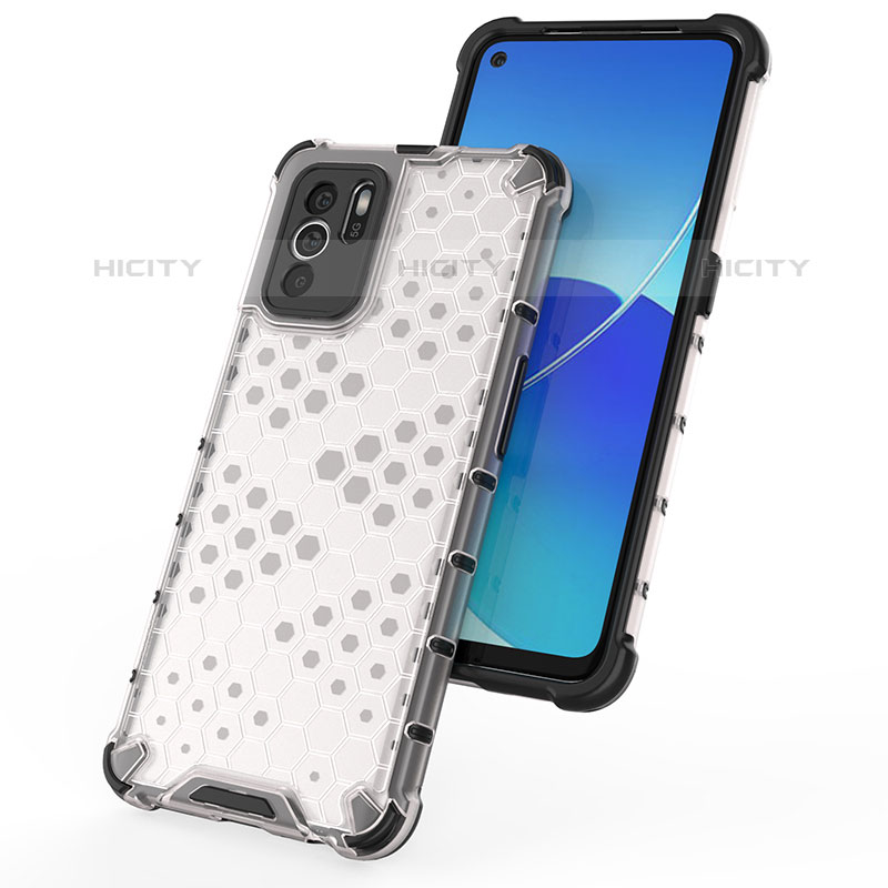 Carcasa Bumper Funda Silicona Transparente 360 Grados AM2 para Oppo Reno6 Z 5G