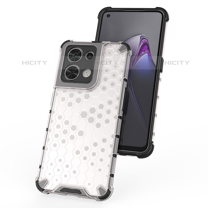 Carcasa Bumper Funda Silicona Transparente 360 Grados AM2 para Oppo Reno9 Pro 5G