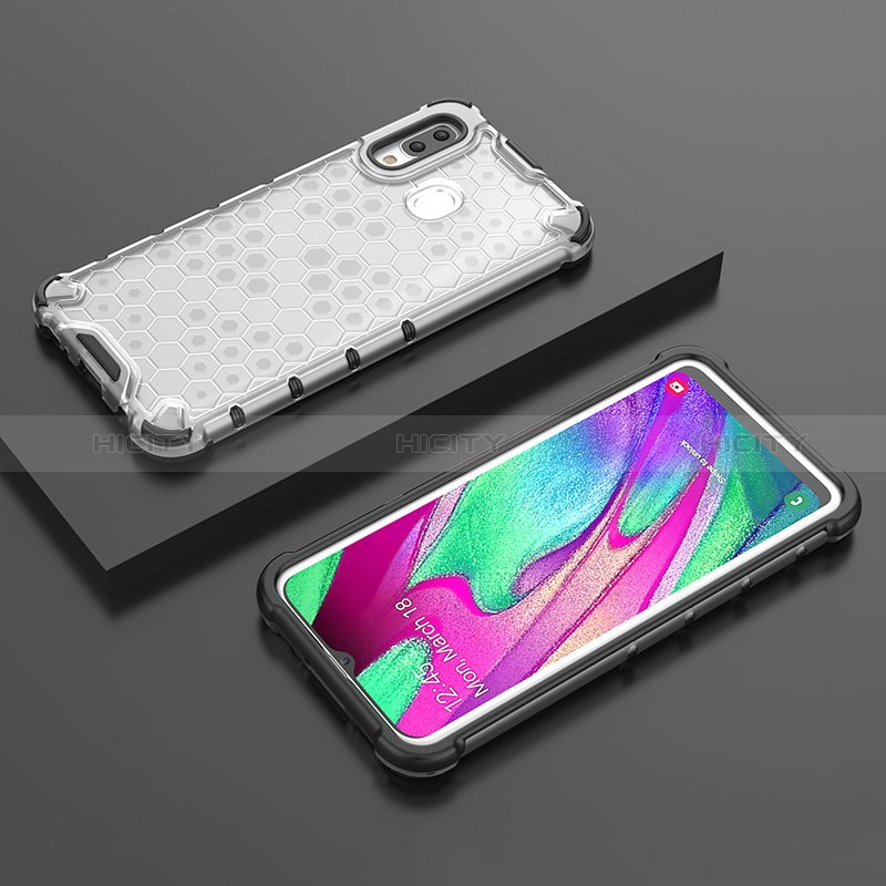 Carcasa Bumper Funda Silicona Transparente 360 Grados AM2 para Samsung Galaxy A40