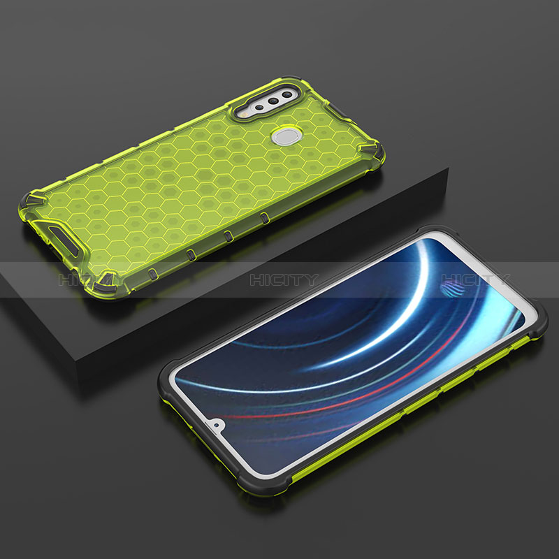 Carcasa Bumper Funda Silicona Transparente 360 Grados AM2 para Samsung Galaxy A40s Verde