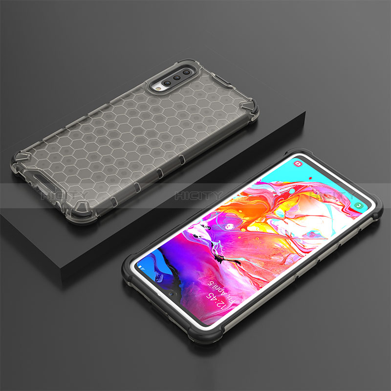 Carcasa Bumper Funda Silicona Transparente 360 Grados AM2 para Samsung Galaxy A70