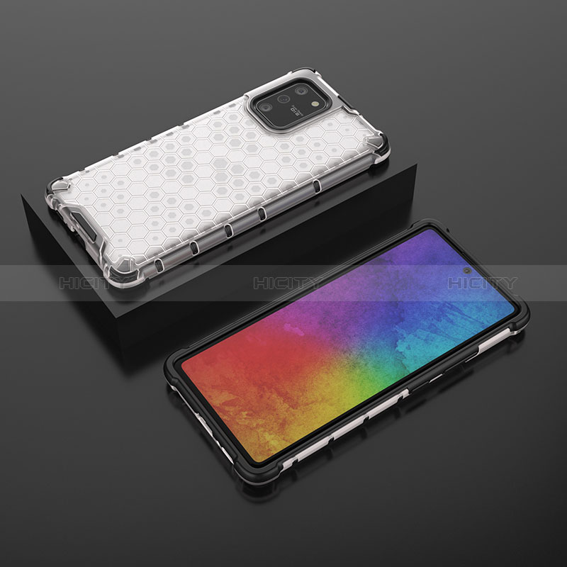 Carcasa Bumper Funda Silicona Transparente 360 Grados AM2 para Samsung Galaxy A91