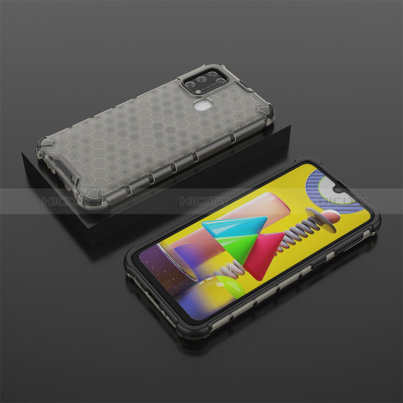 Carcasa Bumper Funda Silicona Transparente 360 Grados AM2 para Samsung Galaxy M31