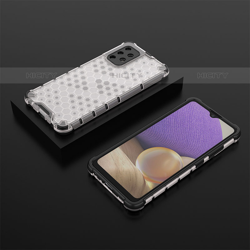 Carcasa Bumper Funda Silicona Transparente 360 Grados AM2 para Samsung Galaxy M32 5G